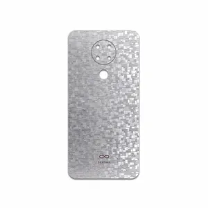 MAHOOT Silver-Silicon Cover Sticker for Nokia 3.4