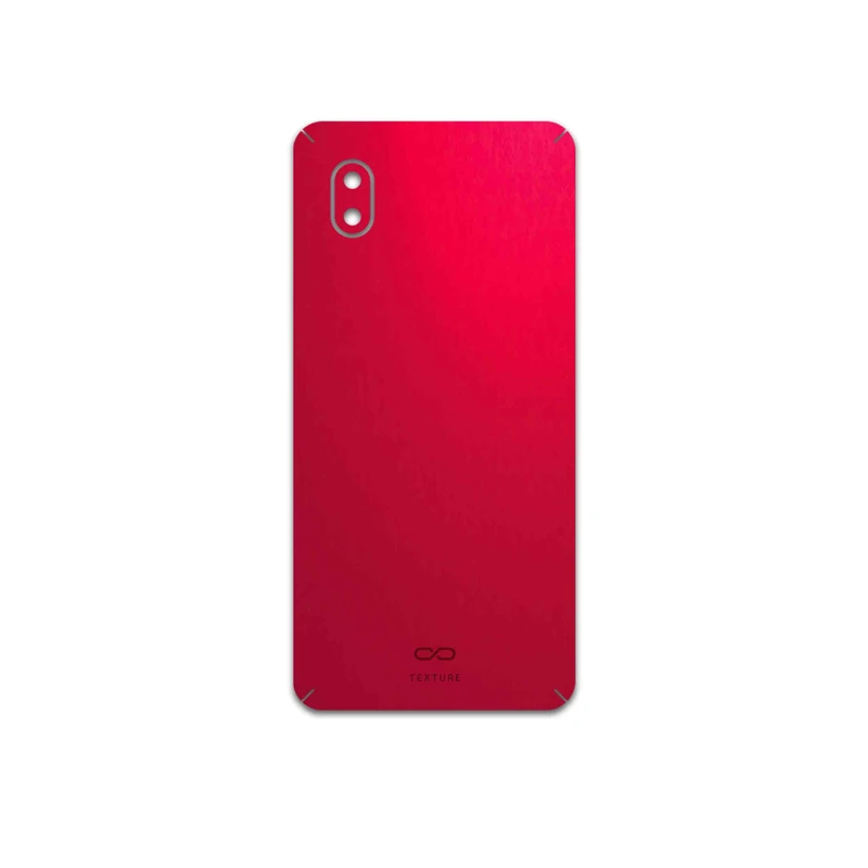 برچسب پوششی ماهوت مدل Matte-Warm-Red مناسب برای گوشی موبایل سامسونگ Galaxy A01 Core