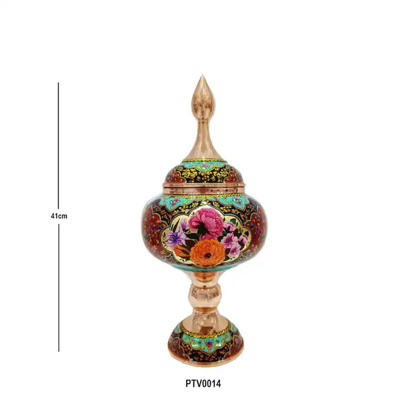 شکلات خوری مسی آقاجانی مدل تشعیر کد PTV0014