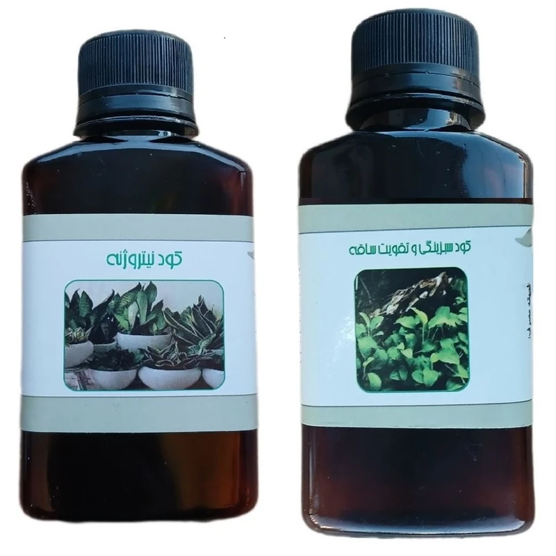 کود مایع نیتروژنه و کود سبزینگی و تقویت ساقه مدل life - D حجم 110 میلی لیتر بسته 2 عددی