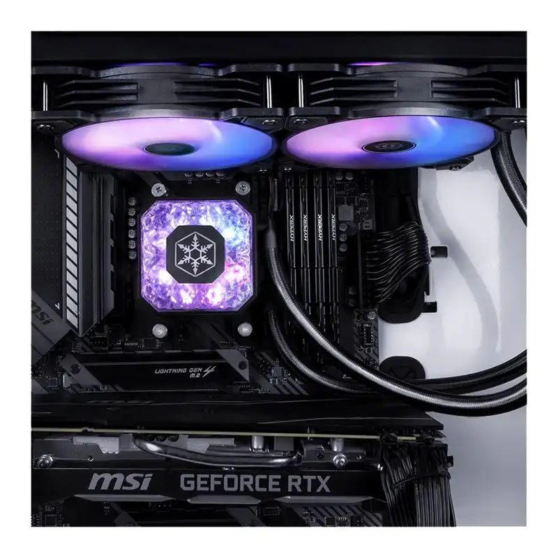 سیستم خنک کننده آبی سیلوراستون مدل SST-IG240-ARGB