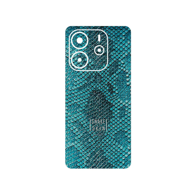برچسب پوششی ماهوت مدل Blue Snake Skin مناسب برای گوشی موبایل شیائومی Redmi Note 14 4G