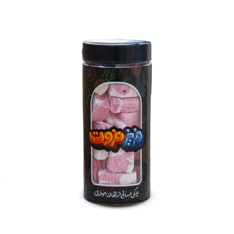 بستنی خشک وانیل توت فرنگی فریزفروت - 120 گرم