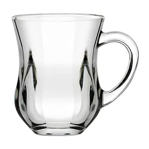 استکان دسته دار ساغر شاپ مدل دم مجموعه 4 عددی
