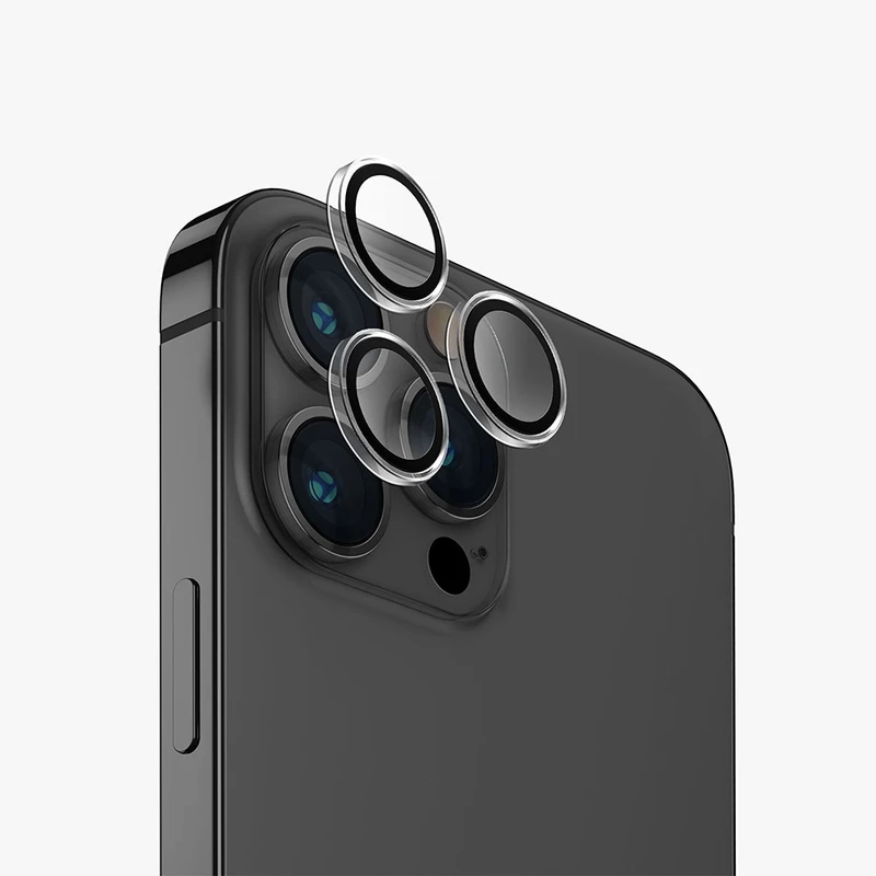 محافظ لنز دوربین گرین لاین مدل Trio Clear مناسب برای گوشی موبایل اپل Iphone 15 pro/15 pro max