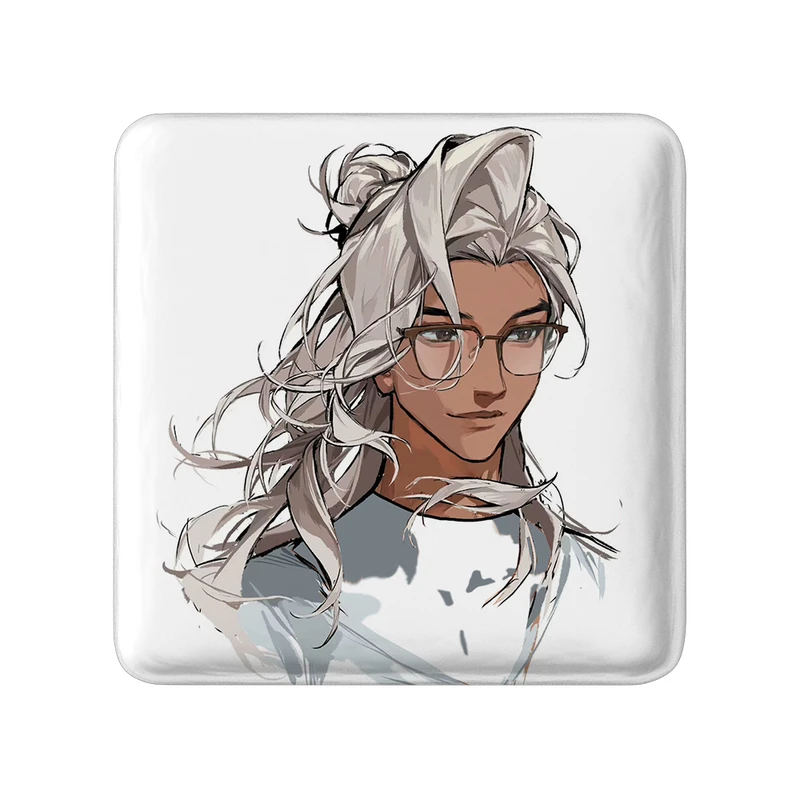 مگنت خندالو طرح بازی اورواچ (Overwatch) مدل مربعی کد 31615