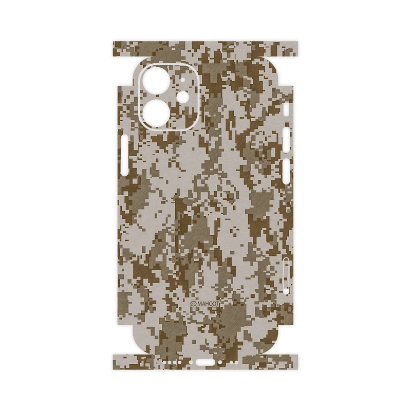 برچسب پوششی ماهوت مدل Army-Desert-Pixel-FullSkin مناسب برای گوشی موبایل اپل iPhone 12 mini