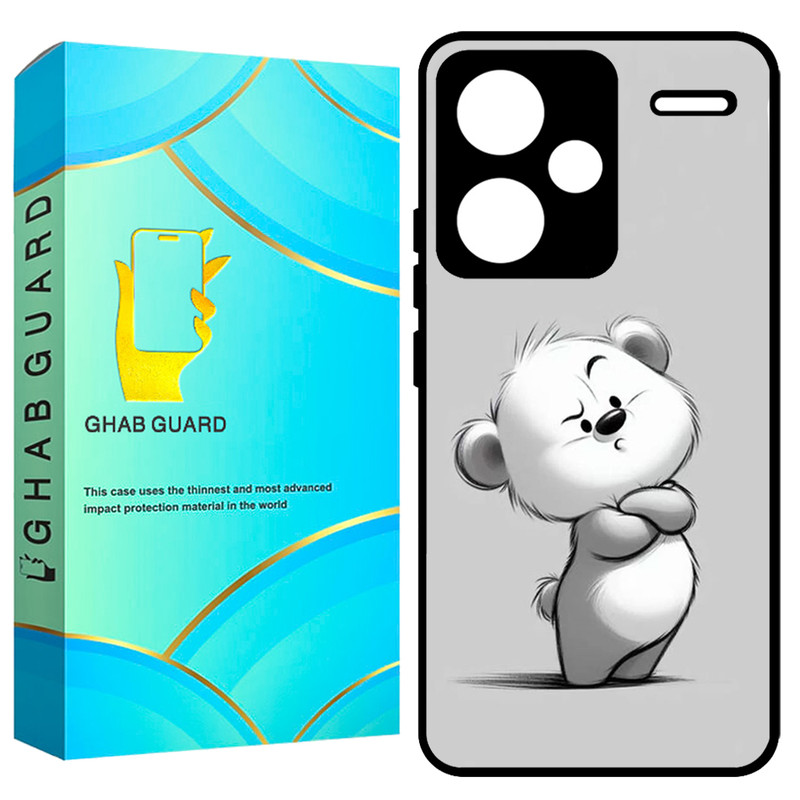 کاور قاب گارد طرح خرس مدل GCHPN13PL مناسب برای گوشی موبایل شیائومی Redmi Note 13 Pro Plus