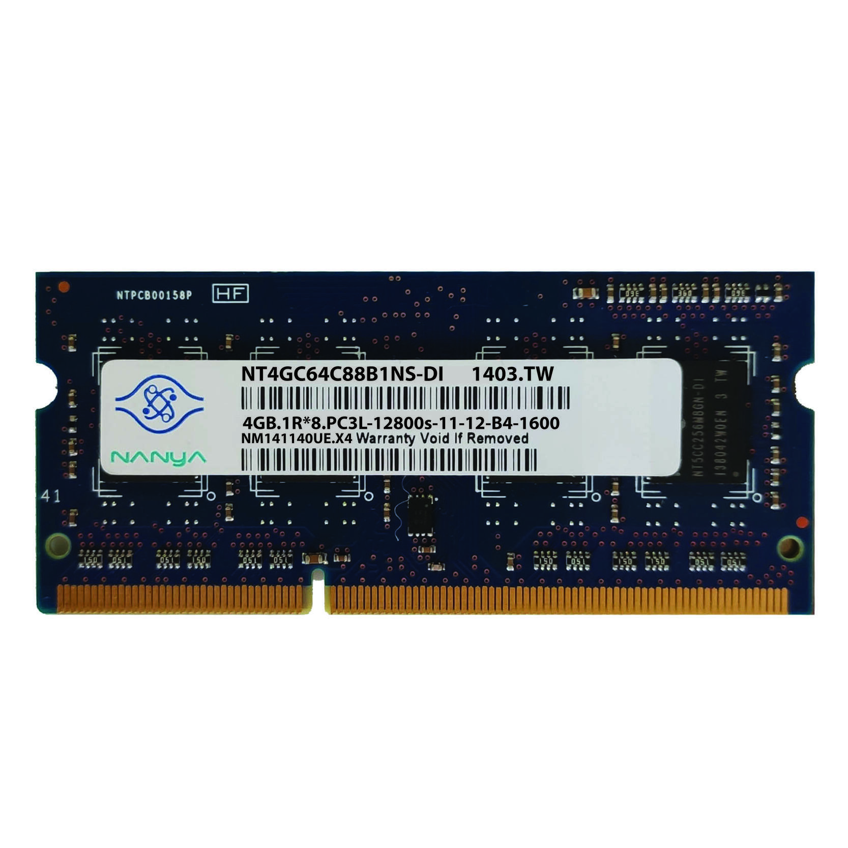 رم لپ تاپ DDR3 تک کاناله 1600مگاهرتز CL11 نانیا مدل PC3L ظرفیت 4 گیگابایت