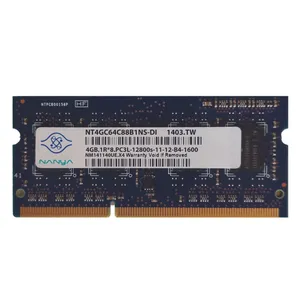 Nania PC3L DDR3 1600MHz CL11 Single Channel Loptop RAM 4GB