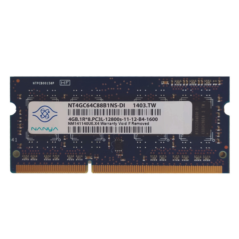رم لپ تاپ DDR3 تک کاناله 1600مگاهرتز CL11 نانیا مدل PC3L ظرفیت 4 گیگابایت