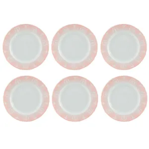 پیش دستی چینی زرین ایران مدل رزنتال بسته 6 عددی