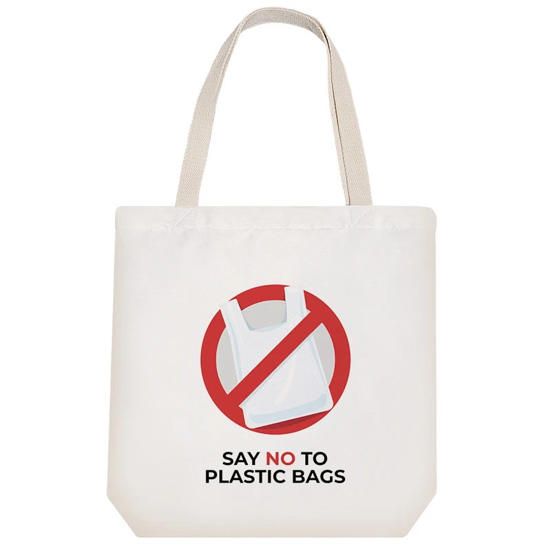 ساک خرید خندالو مدل به کیسه پلاستیکی نه بگوییم کد 1764