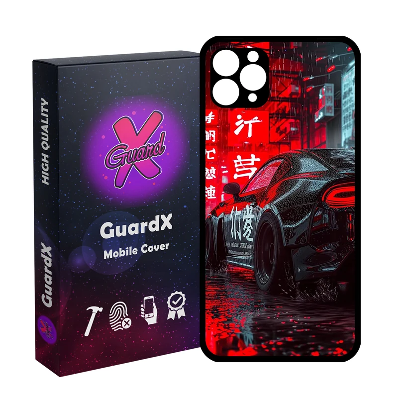 کاور گارد ایکس طرح ماشین مدل Glass10740 مناسب برای گوشی موبایل اپل iPhone 11 Pro Max
