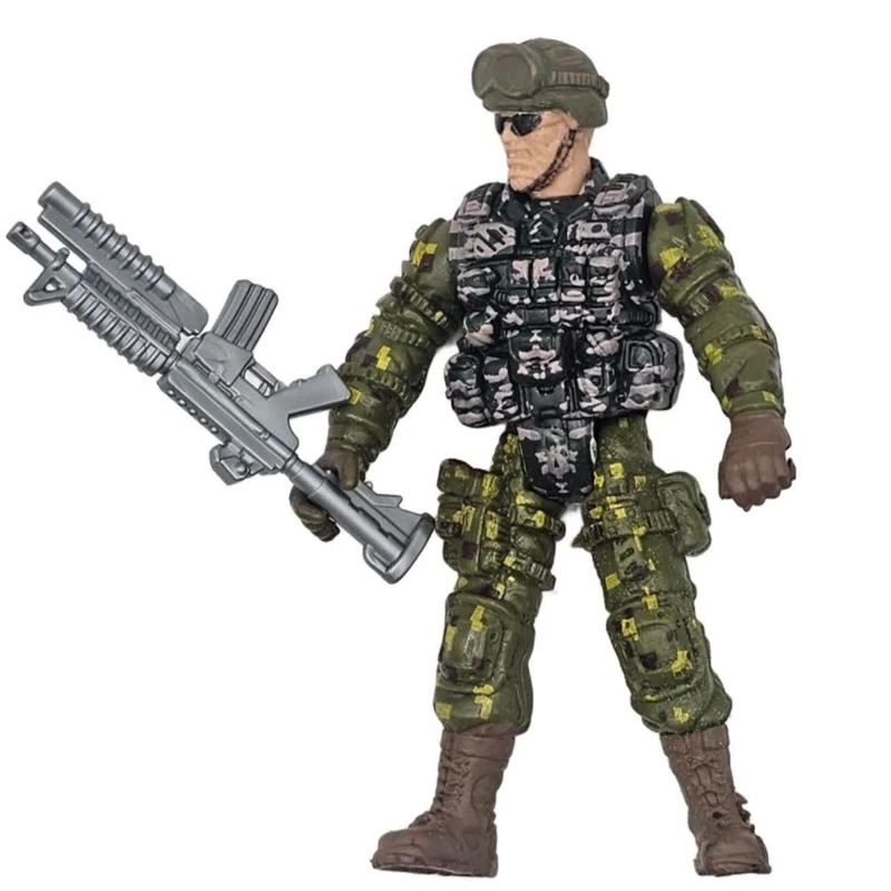 فیگور ناب سل مدل سرباز تفنگدار کد SPECIALFORCES NAAB002 ارتفاع 10سانتی متر