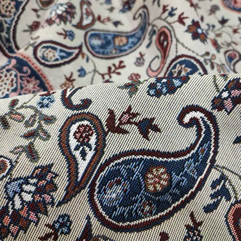 پارچه روفرشی مدل جاجیم کارگاهی یزد