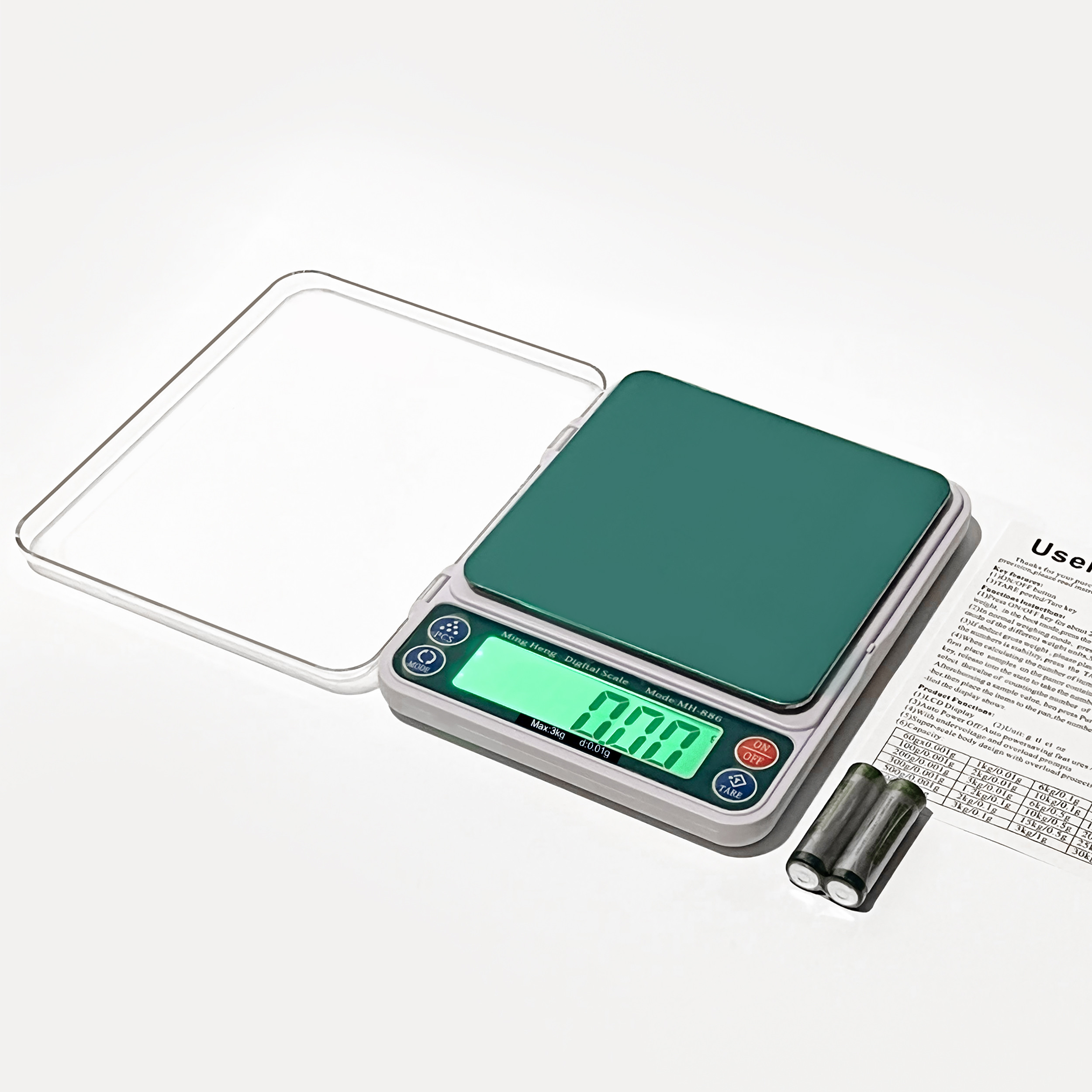 ترازو آزمایشگاهی مینگ هنگ مدل MH886-3KG/0.01G