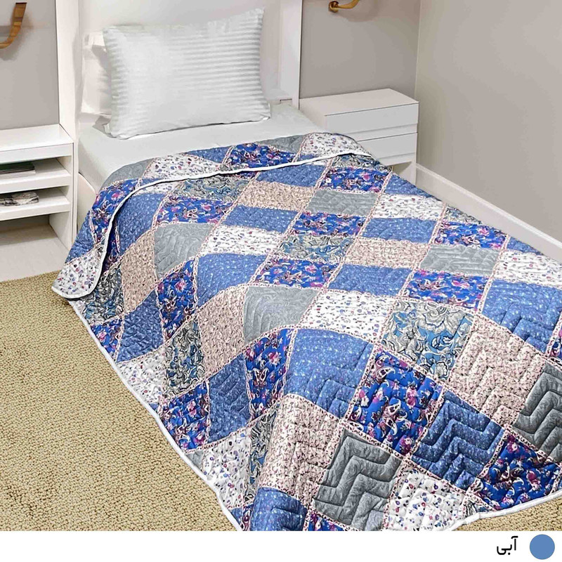 روتختی یک نفره مانیکاهوم مدل چهل تکه پلاس سایز 220x150 سانتی‌متر