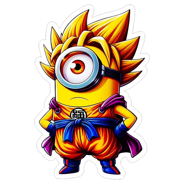 استیکر پارچه و لباس پاد آفرین طرح مینیون ها کد 4917