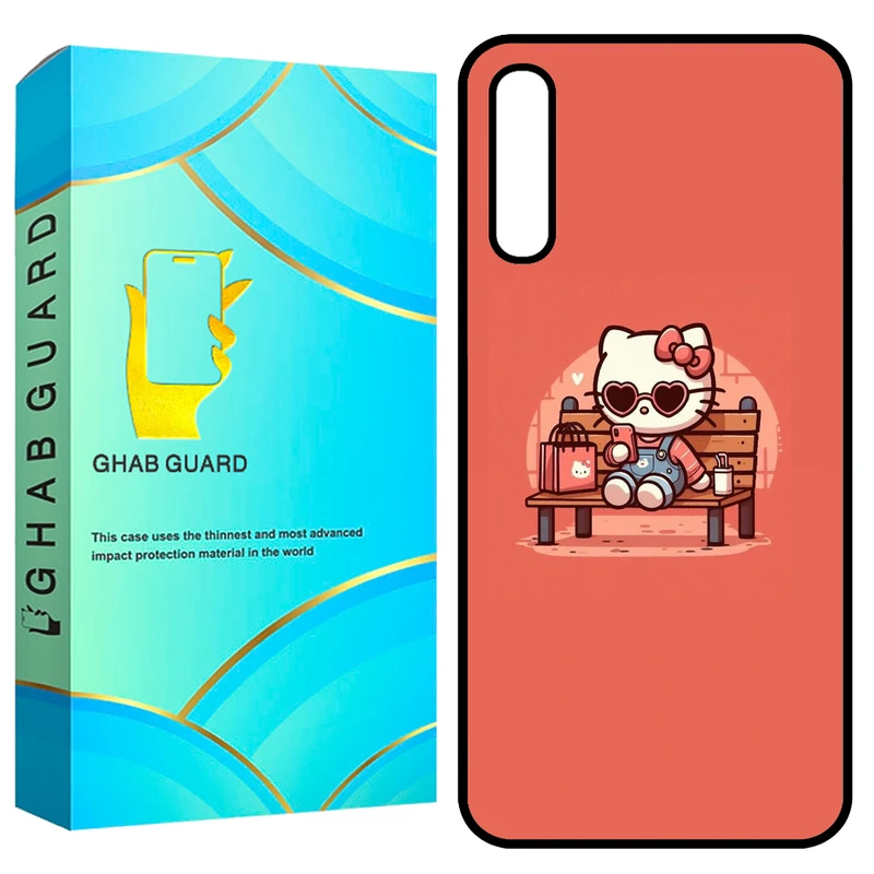 کاور قاب گارد طرح کیتی مدل GCHPA50 مناسب برای گوشی موبایل سامسونگ Galaxy A50 / A50s / A30s 