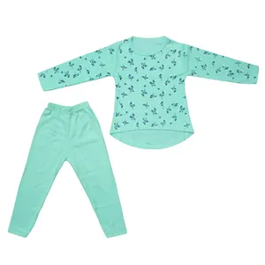 ست تی شرت آستین بلند و شلوار دخترانه مدل 116