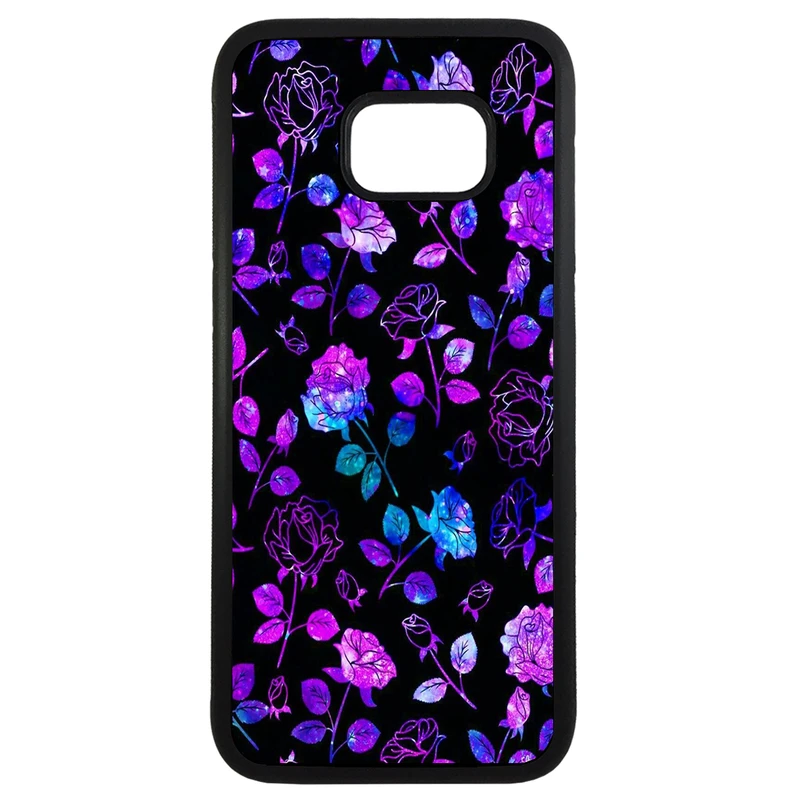 کاور طرح گل کد 1146 مناسب برای گوشی موبایل سامسونگ galaxy s7 edge