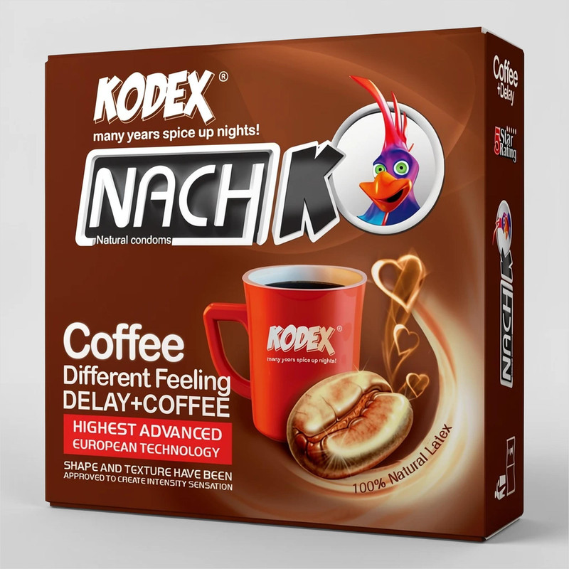 کاندوم کدکس مدل Coffee بسته 3 عددی