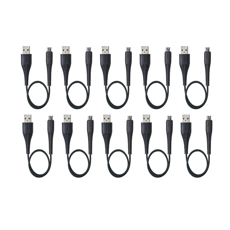 کابل تبدیل USB به MicroUSB بیاند مدل BA-313 طول 0.3 متر بسته ده عددی