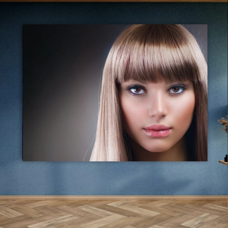 تابلو بوم طرح مخمل آرایشگاه زنانه مدل چتری کد BK23647