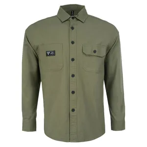 پیراهن آستین بلند مردانه جین وست مدل کتان کد 501