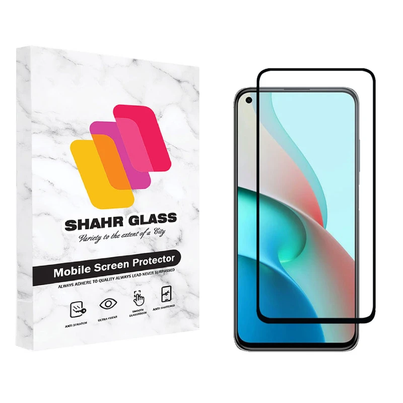  محافظ صفحه نمایش شهر گلس مدل FUL مناسب برای گوشی موبایل شیائومی Redmi Note 9T