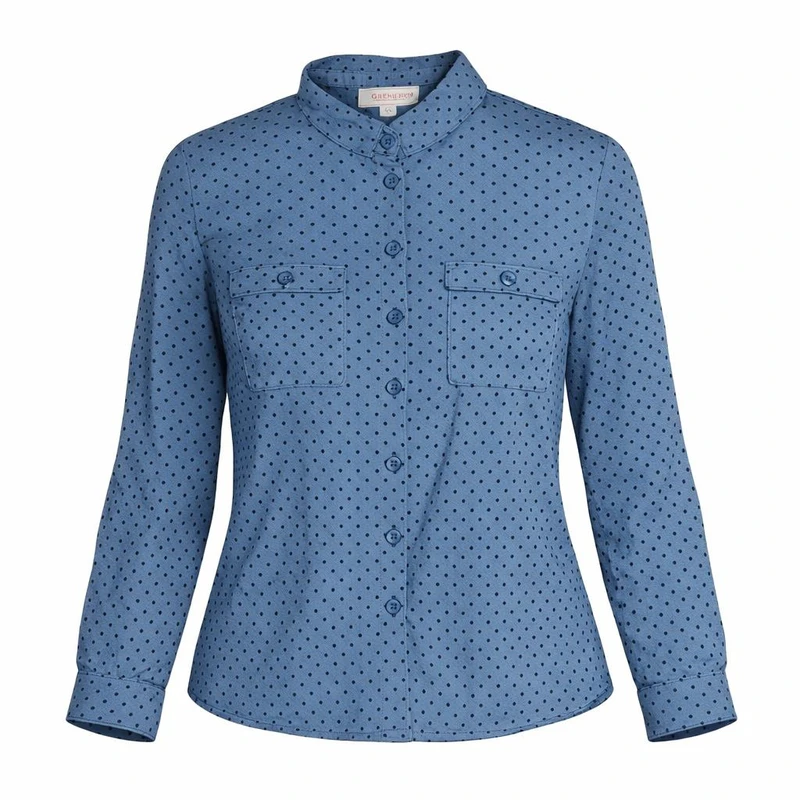 شومیز آستین بلند یقه برگردان زنانه مدل ۴۶۰