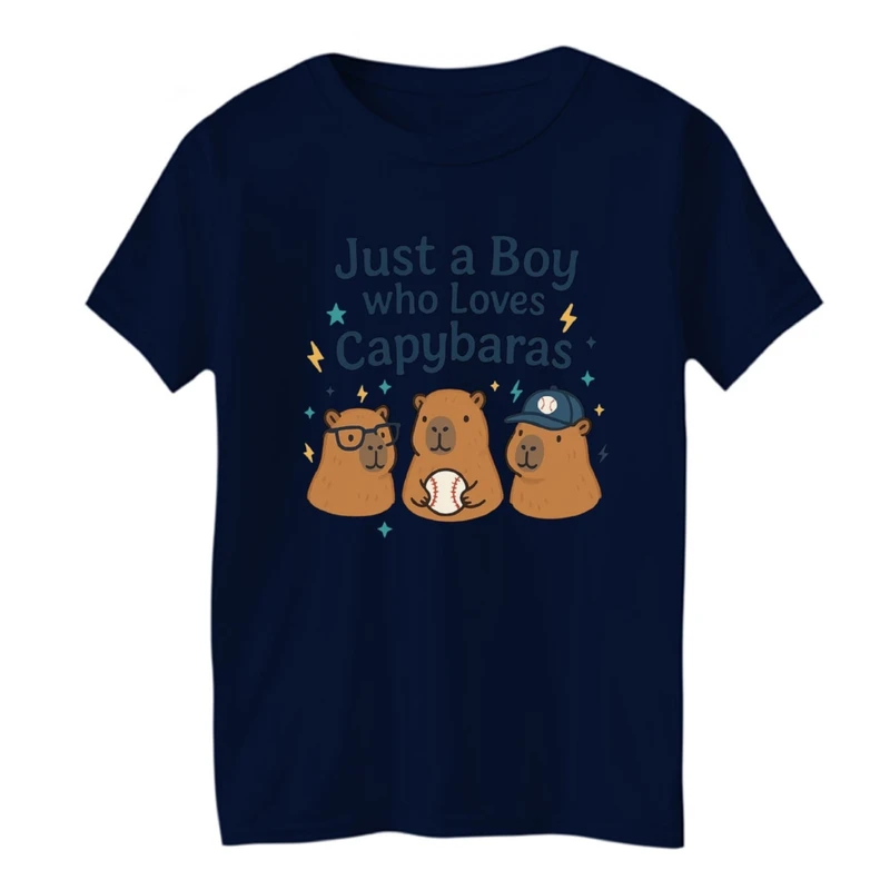 تی شرت آستین کوتاه بچگانه مدل سگ های آبی