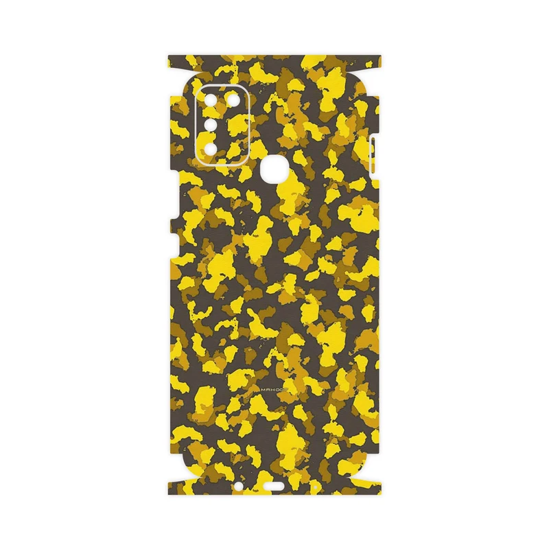 برچسب پوششی ماهوت مدل Yellow Infantry Army-FullSkin مناسب برای گوشی موبایل اینفینیکس Hot 10 Play