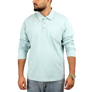 پولوشرت آستین بلند مردانه مدل basicyghe