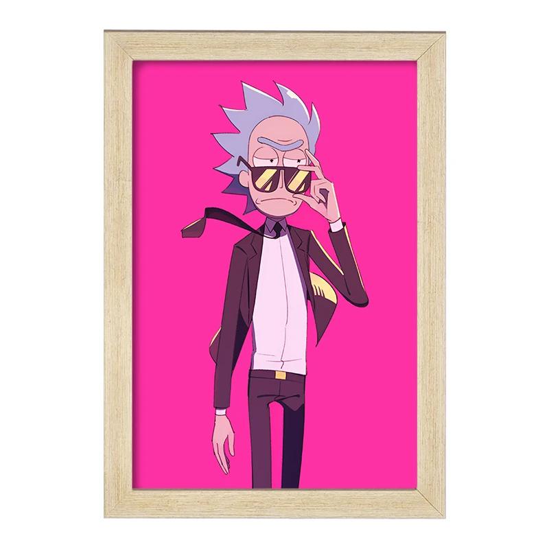 تابلو خندالو مدل ریک و مورتی (Rick and Morty) کد F4011