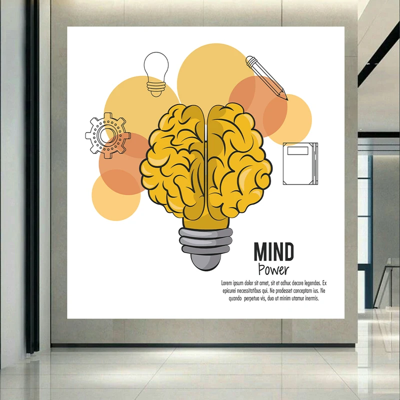  پوستر طرح قدرت ذهن مدل مغز توانمند کد AR302390