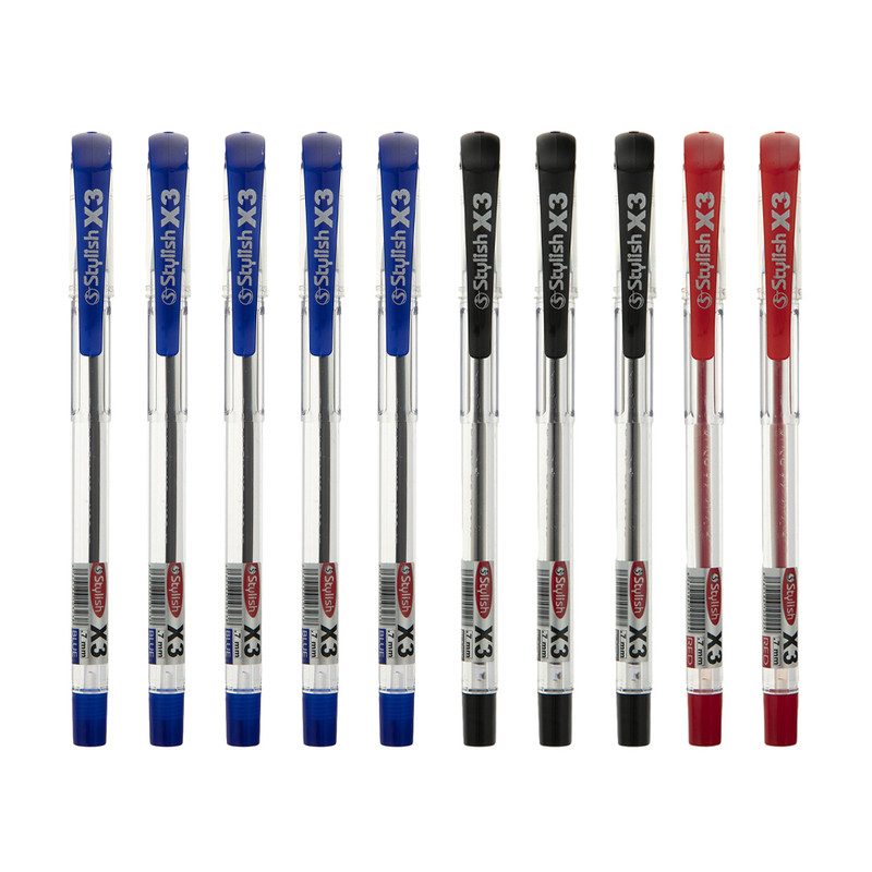 خودکار استایلیش مدل x3  کد 5.3.2 بسته  10 عددی