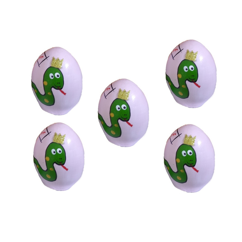 تخم مرغ تزئینی طرح مار مجموعه 5 عددی