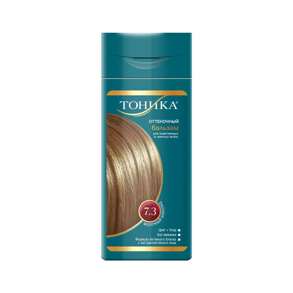شامپو رنگ تونیکا شماره 7.3 حجم 150 میلی لیتر رنگ بلوند