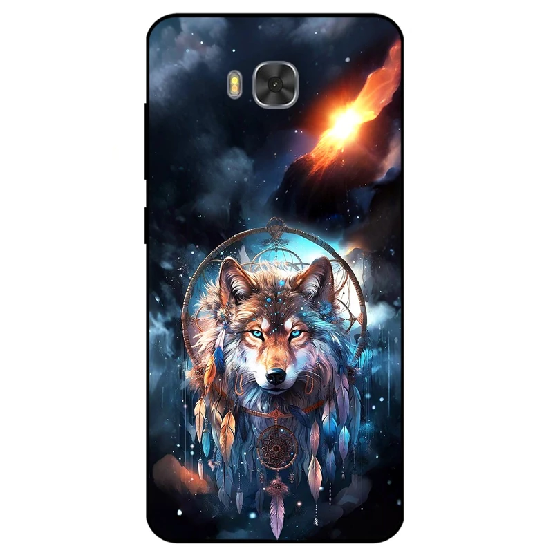 کاور مگافون طرح گرگ و دریم کچر مدل 8005 مناسب برای گوشی موبایل ایسوس Zenfone 4 Selfie / ZD553KL