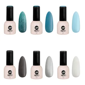 لاک ژل ناخن های لتو مدل فِروزِن مجموعه 6 عددی