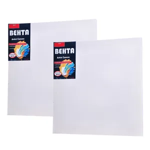 بوم نقاشی مربع بهتا مدل A25 سایز 25 × 25 سانتی‌متر بسته 2 عددی