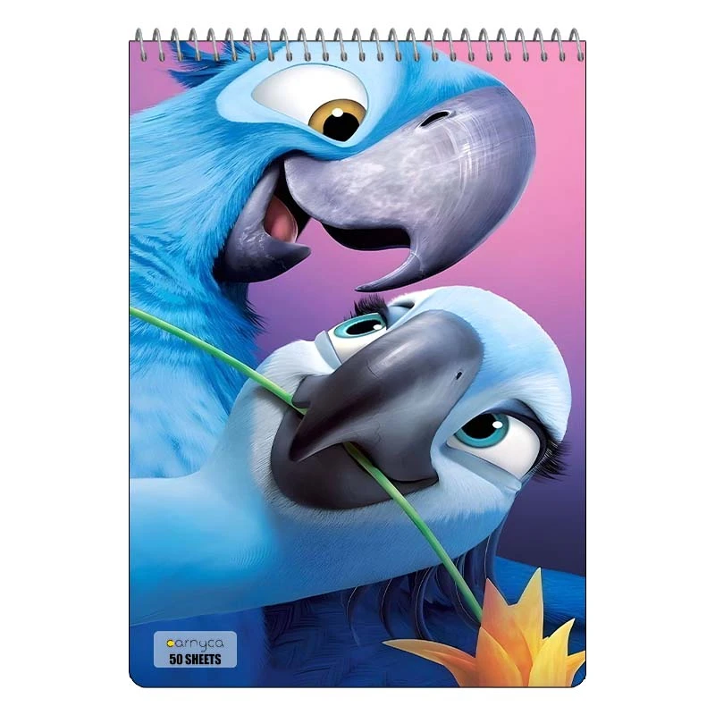 دفتر نقاشی 50 برگ سیمی کارنیکا طرح ریو Rio کد 76060
