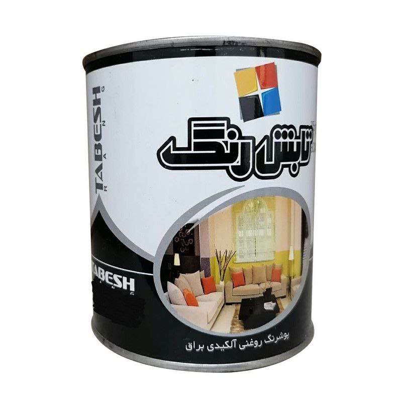 رنگ روغنی زرد تابش کد 411 حجم 1000 میلی لیتر