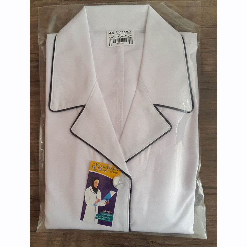 روپوش پزشکی زنانه خضرا مدل افسون کد 32700 روپوش پزشکی زنانه خضرا مدل افسون کد 32700