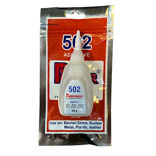 چسب قطره ای پاورگلو مدل 502 وزن 50 گرم