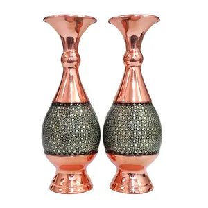گلدان خاتم کاری کد 25-1 بسته 2 عددی