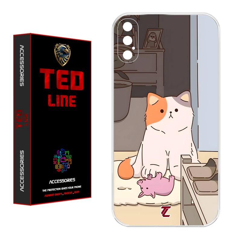 کاور تدلاین طرح گربه کد 1192 مناسب برای گوشی موبایل اپل Iphone X / XS