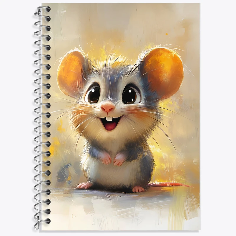 دفتر نت موسیقی 50 برگ خندالو طرح موش کیوت کد F6619